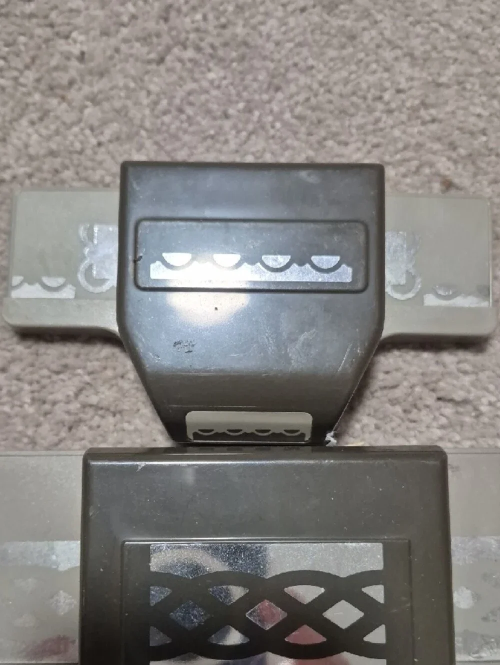 Stampin' Up! Paper‎ Border Punch Set in Gray and Silver